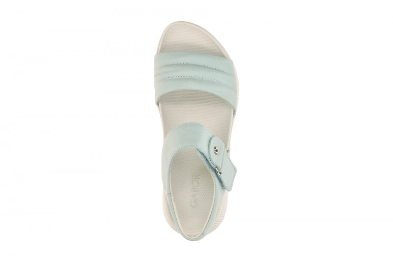 Gabor Fashion Sandale mint grün Glattleder 84.610.23