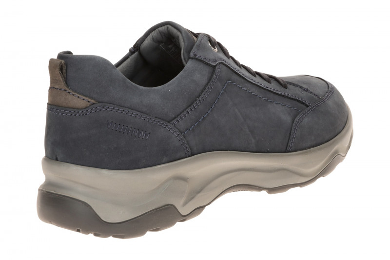Waldläufer Max Schuhe blau marine Nubuck H-Weite