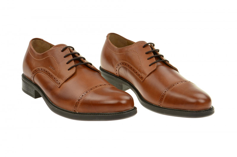 Geox Carnaby Schuhe braun cognac U52W1B