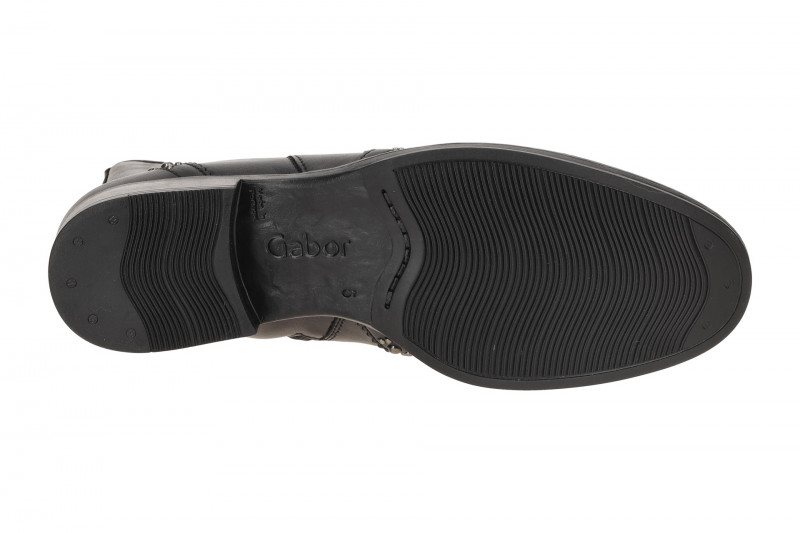 Gabor Chelsea Stiefelette schwarz Nieten 51.606.27