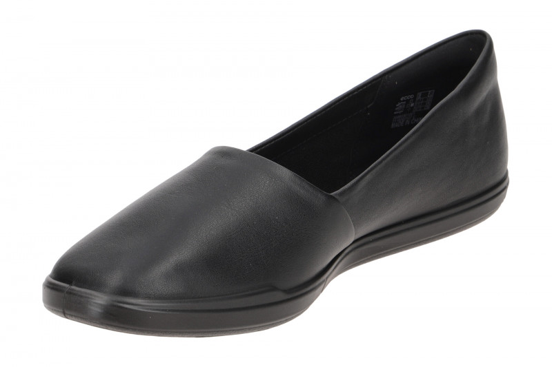 Ecco Simpil Schuhe schwarz Damen Slipper