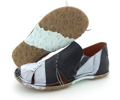 Eject Sony3 E-11091 Schuhe schwarz weiß