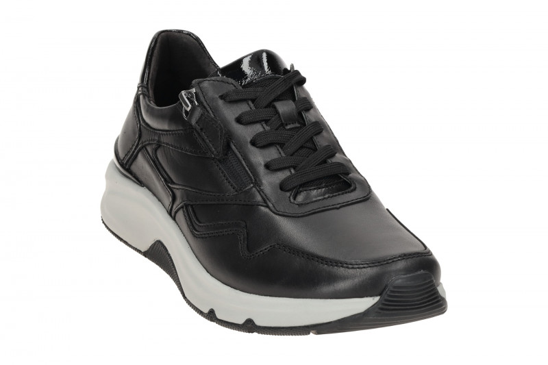 Gabor RollingSoft Schuhe schwarz Glattleder 06.896.57