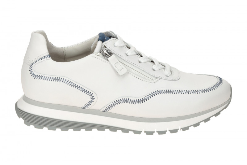 Gabor comfort Sneaker Schuhe weiß blau H-Weite 66.379.56