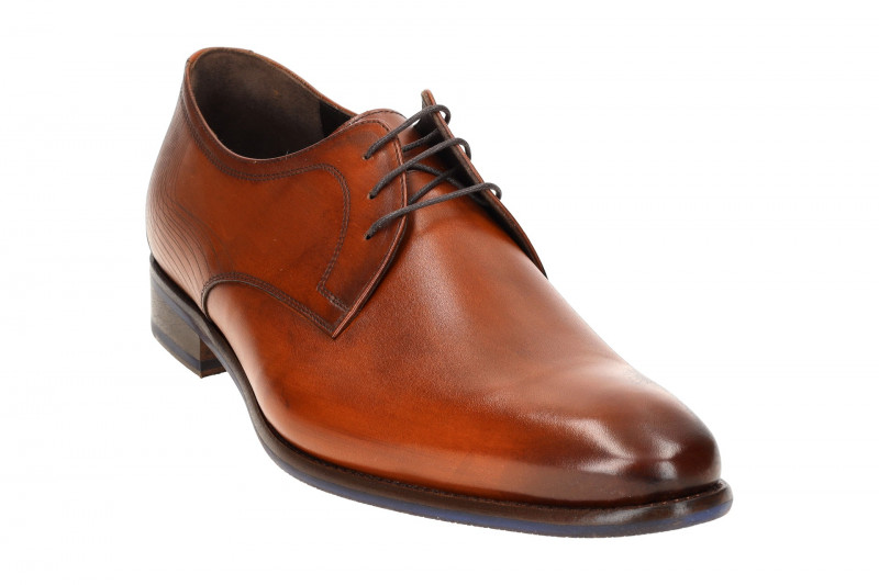 Floris van Bommel De Stapper Schuhe braun cognac classic 30291