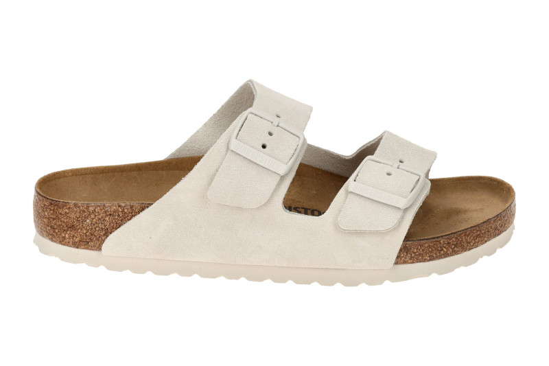 Birkenstock Arizona BS Pantolette antik weiß Normal-Weit 1026817