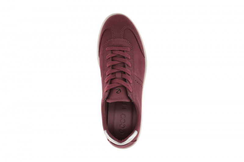 Ecco Bella 2 Schuhe Sneaker rot silber Nubuck 239363