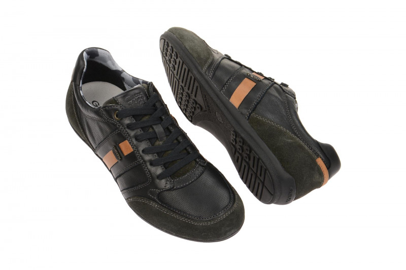 Geox Respira Houston A Sneakers in schwarz Herrenschuhe