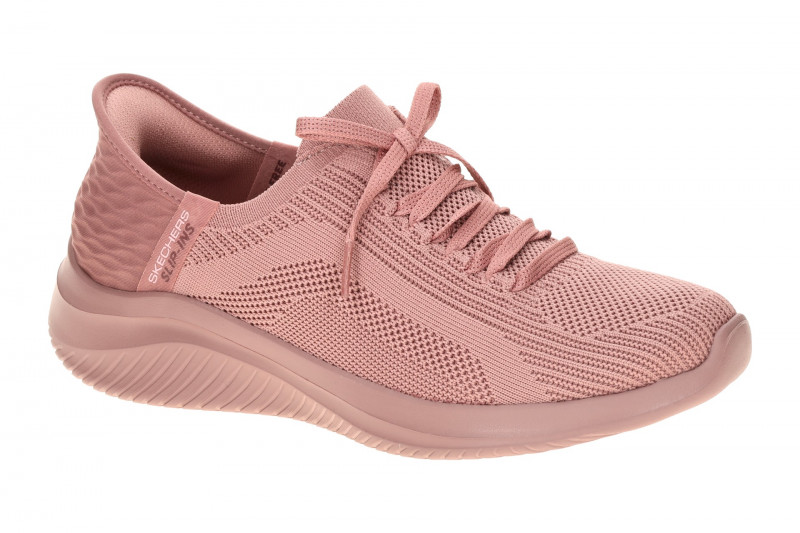 Skechers Ultra Flex Slipper Schuhe rosa SLIP-INs 150447