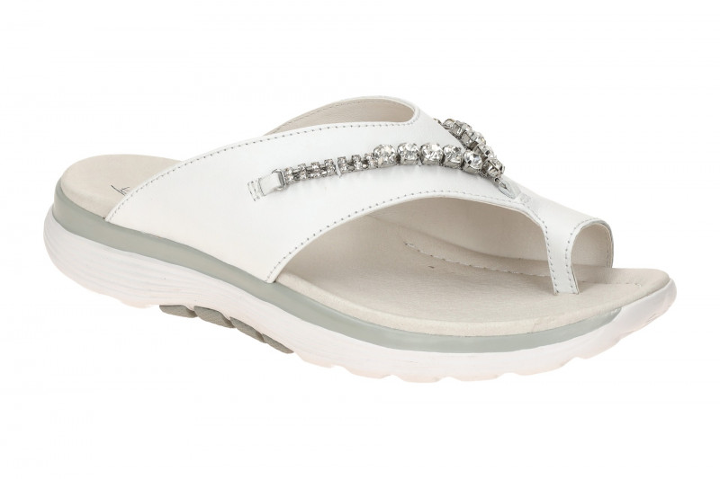 Gabor RollingSoft Pantolette weiß Strass 66.812.50