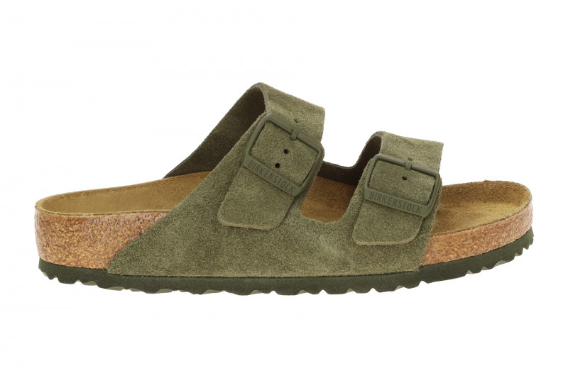 Birkenstock Arizona BS Pantolette grün thyme Normal Weit 1025657