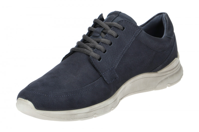 Ecco Irving Herren Schnür Schuhe blau