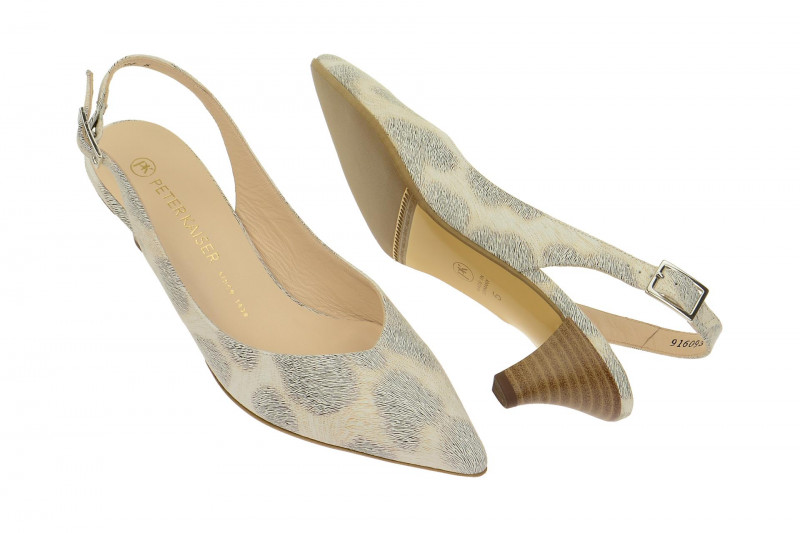 Peter Kaiser Diana Sling Pumps weiss simba - 40303/237