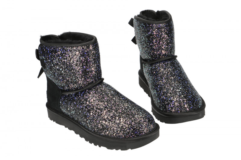 UGG Stiefel schwarz Classic Mini Bow Cosmos