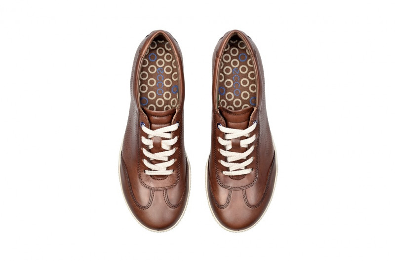 Ecco Crisp Schuhe in braun - edler Damen Sneaker