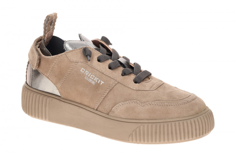 CRICKIT Paria Stretch Sneaker beige grau metallic