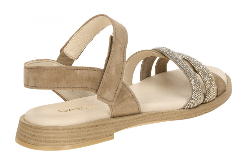 Gabor Fashion Sandale sand beige Strass 85.501.14