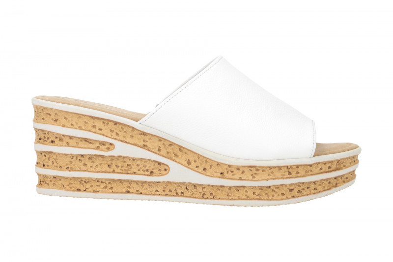 Gabor Plateau Pantolette weiß Fashion 44.650.21