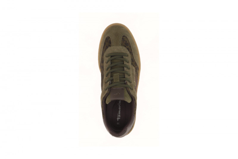 Tamaris Schuhe Sneaker grün olive Leo 23723