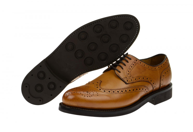 Gordon & Bros Levet Schuhe braun tan Gummisohle 2318-G