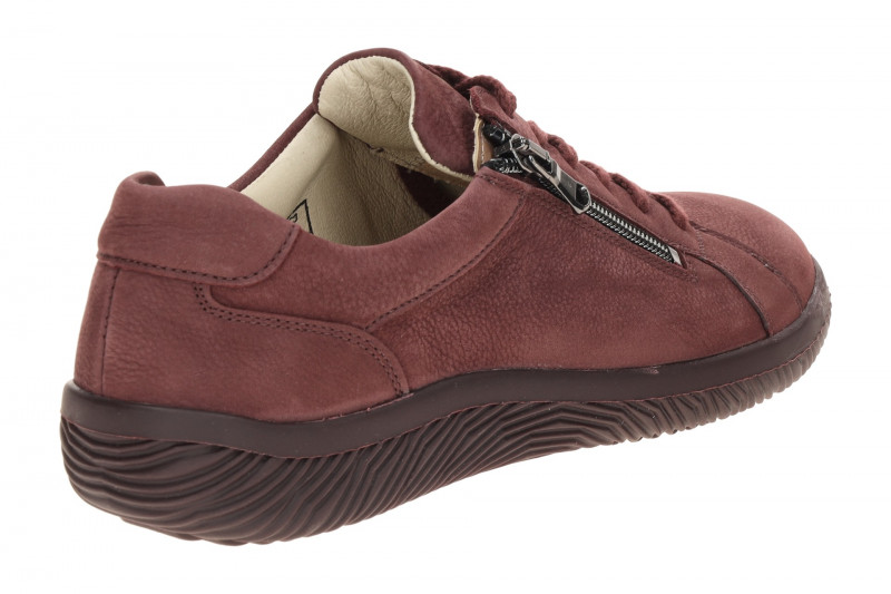Waldläufer Roya Schuhe dunkelrot Nubuck K-Weite