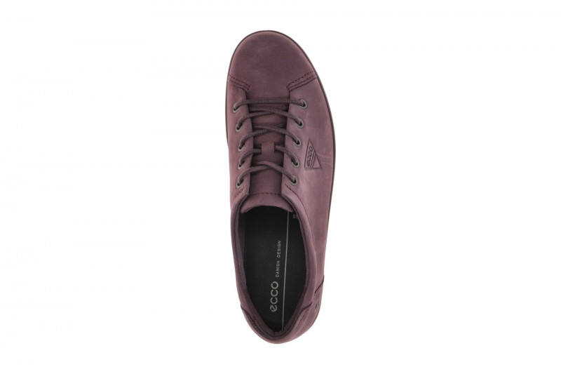 Ecco Soft 2 Schuhe lila uni Schnürer 206503