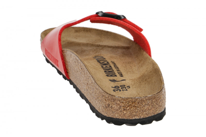 Birkenstock Madrid BS Pantolette rot Lack 1019460