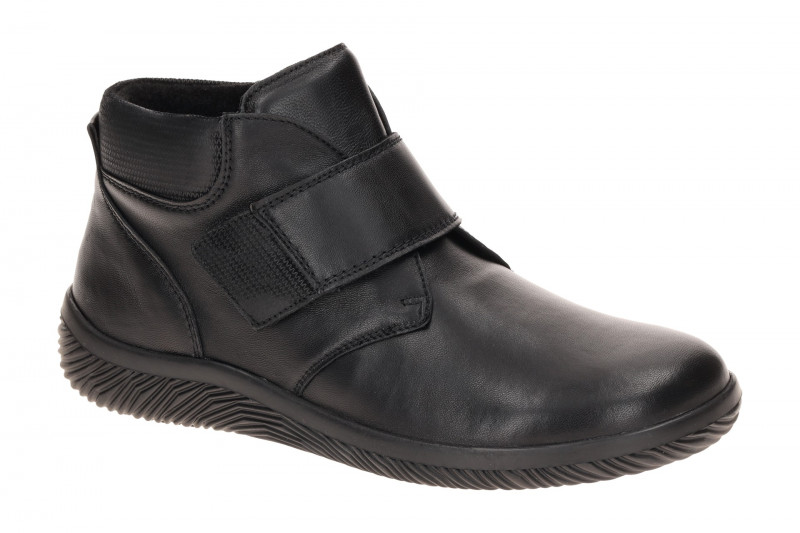 Waldläufer Roya Stiefelette schwarz Klett K-Weite