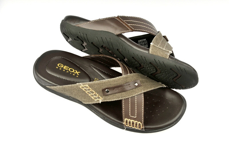 Geox Kimono Pantolette braun