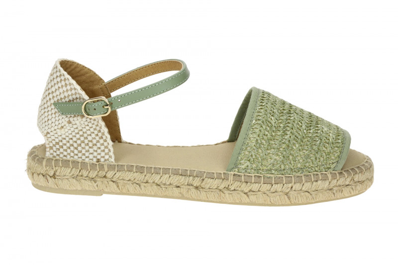 Geox Lampedusa Sandale grün mint Bast D55V0B
