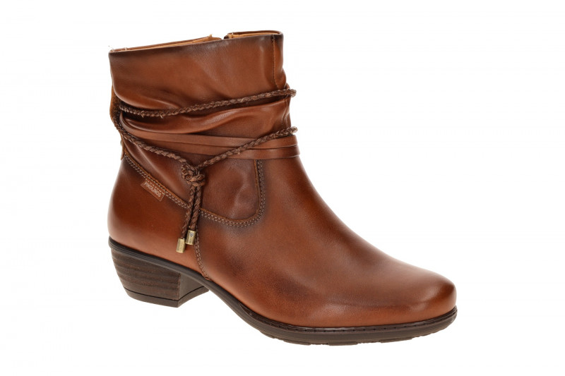 Pikolinos Utiel Stiefelette braun Flecht-Band W7P-8500