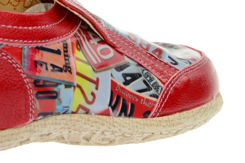 Eject Road Schuhe rot print Lack 16187/1.1