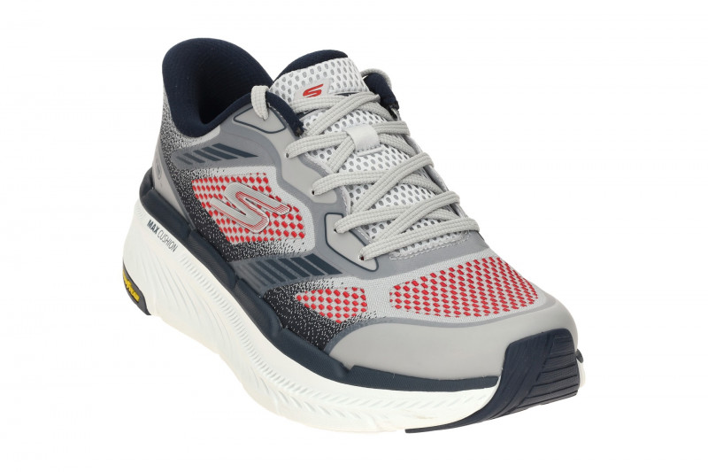 Skechers MAX CUSHIONING Premier Schuhe grau blau Sport Slip Ins