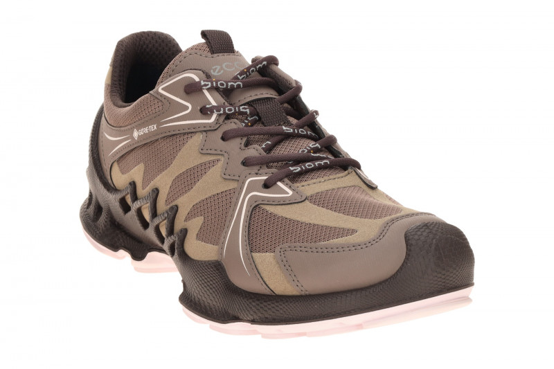 Ecco Biom AEX Schuhe taupe braun Damen Sportschuhe GORE-TEX 802883