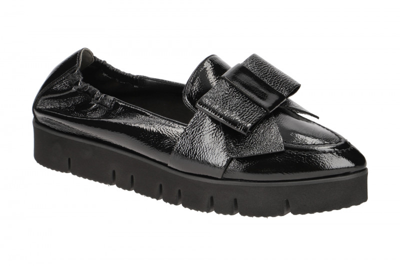 K&amp;S Pia XXL Ballerinas schwarz Lack 93580