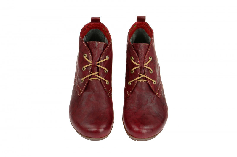 Think Menscha Schnür Stiefelette rot