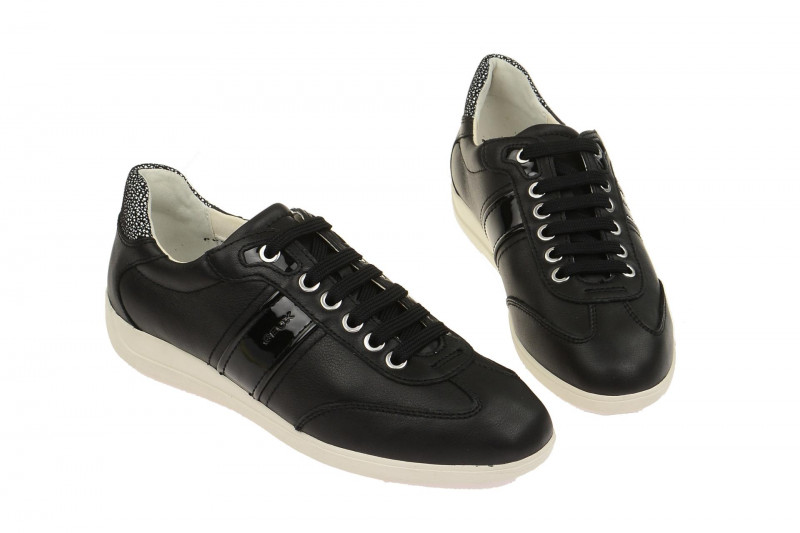 Geox Myria Schuhe schwarz Sohle in weiss