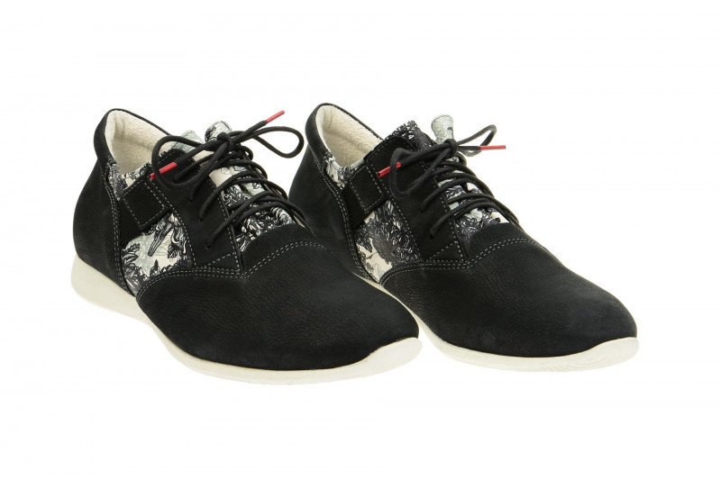 Think Aloa Schuhe schwarz weiß Sneaker