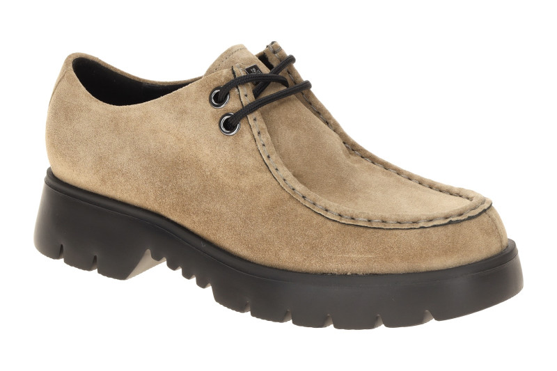 Högl Sally Schuhe Mokassin in taupe braun Velour 2412