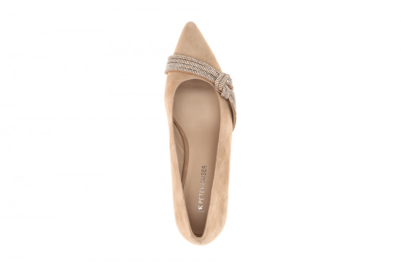 Peter Kaiser Pumps braun hazel Strass Glitzer 72406