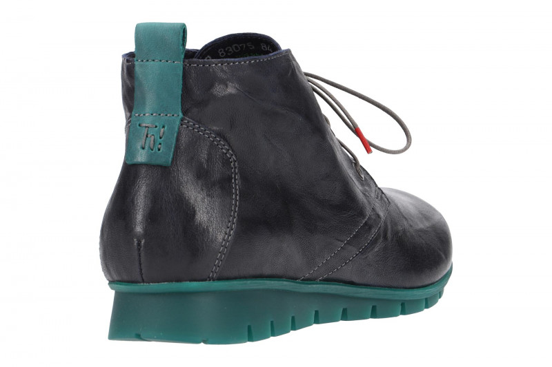 Think Menscha Schnür Stiefelette blau