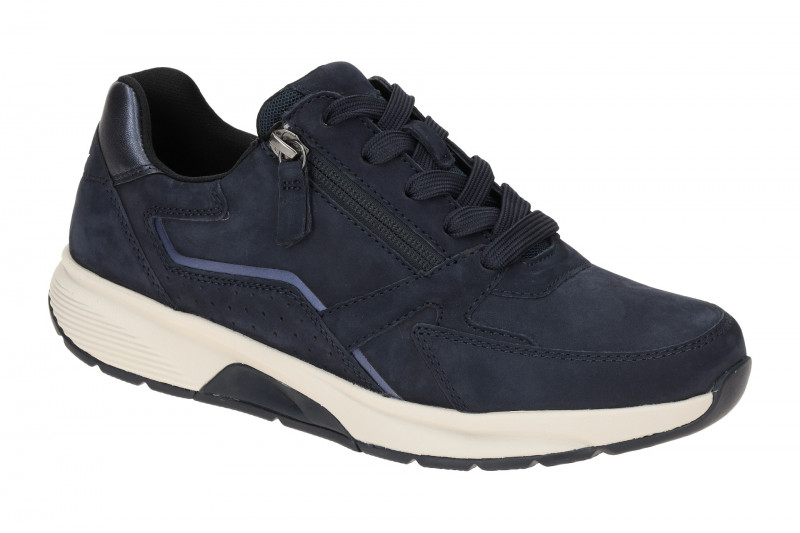 Gabor RollingSoft Schuhe blau Nubuck 76.878.46