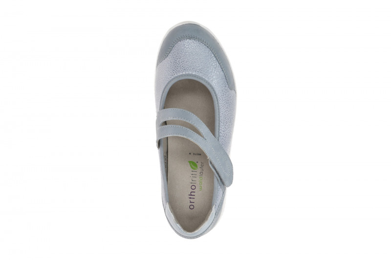 Waldläufer Ira Mary-Jane Schuhe blau sky OrthoTritt M-Weite 815M31