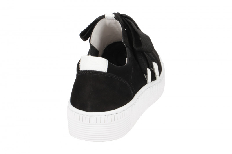 Gabor Schuhe schwarz Nubuck Slipper 83.333.17