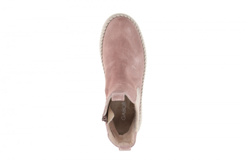 Gabor Stiefel rosa Velour Plateau Boots 8014.01.007