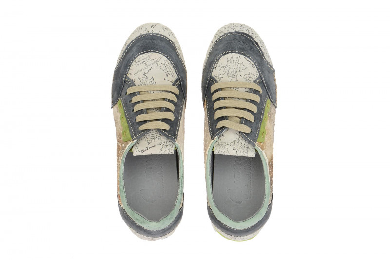 Charme Schuhe 1114-E grau beige multi