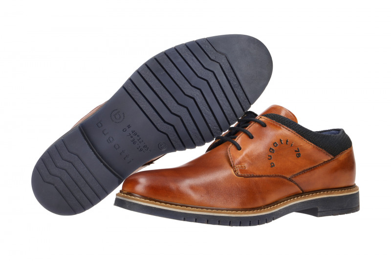 bugatti Caj Business Schnür Schuhe braun 83705