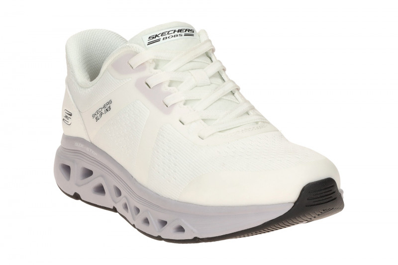 Skechers Bobs Arc Slipper Schuhe weiß lila SLIP-INS 117863
