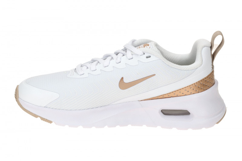 NIKE AIR MAX Nuaxis Schuhe weiß braun metallic Damen