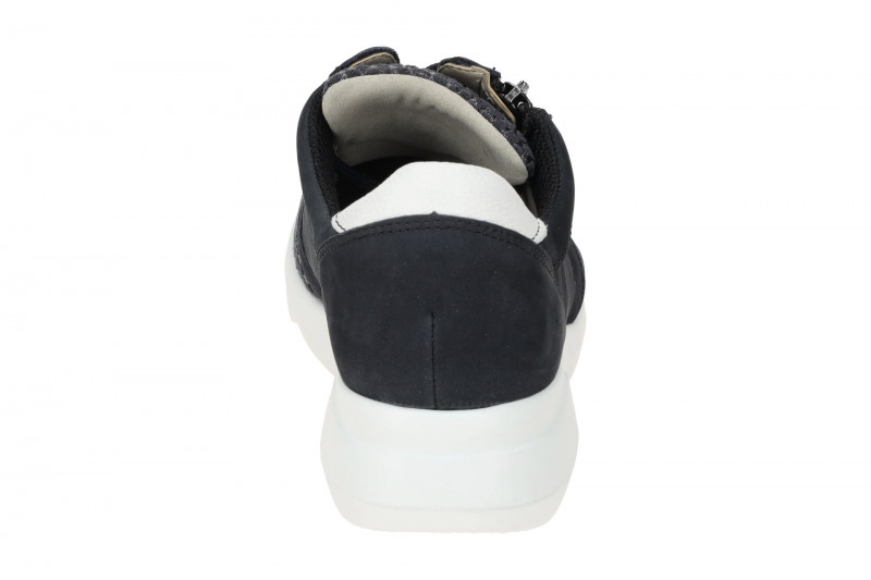 Waldläufer Funky Schuhe blau weiß K-Weite Orthotritt 668K02